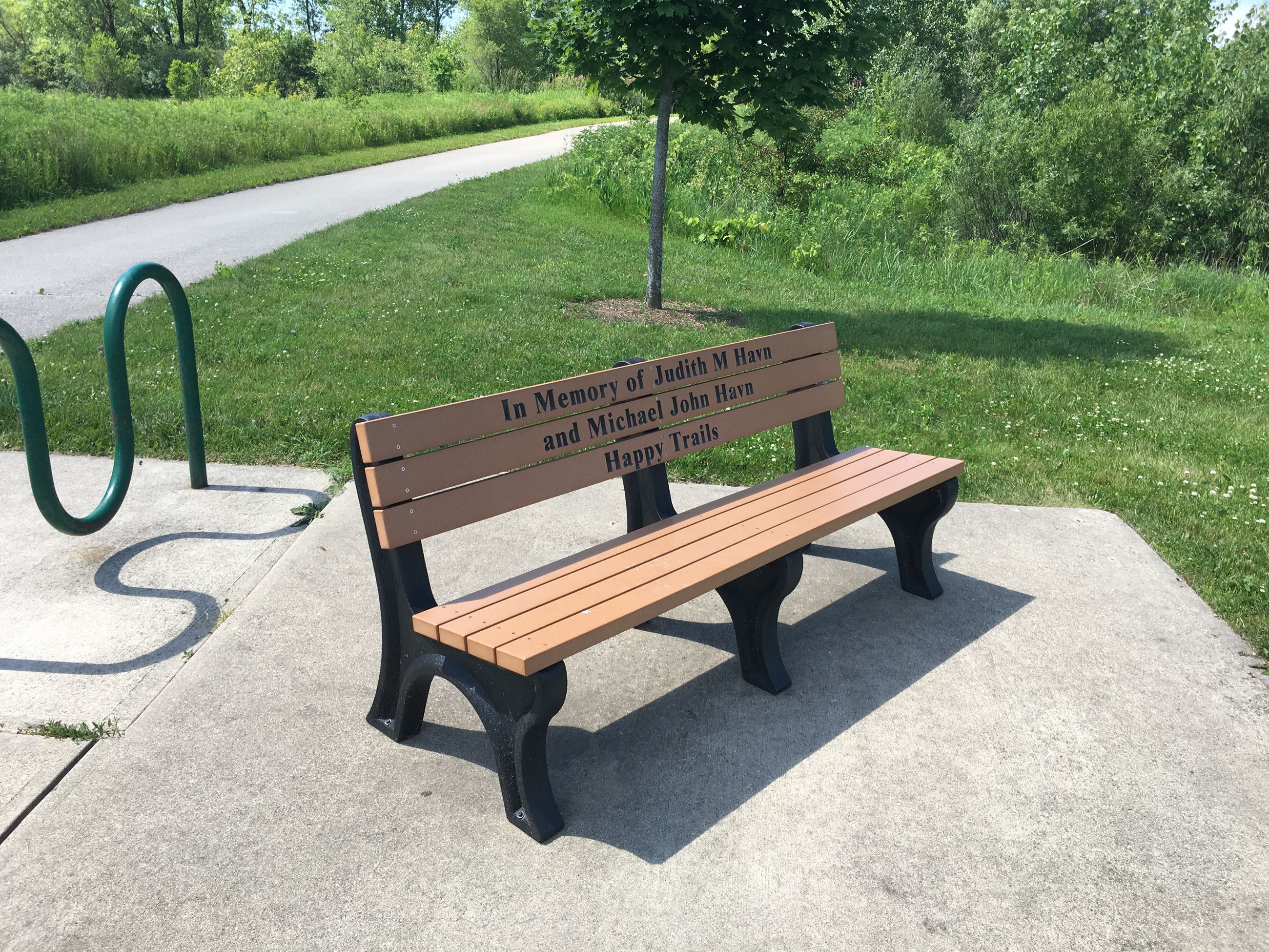 Memorial Park Bench